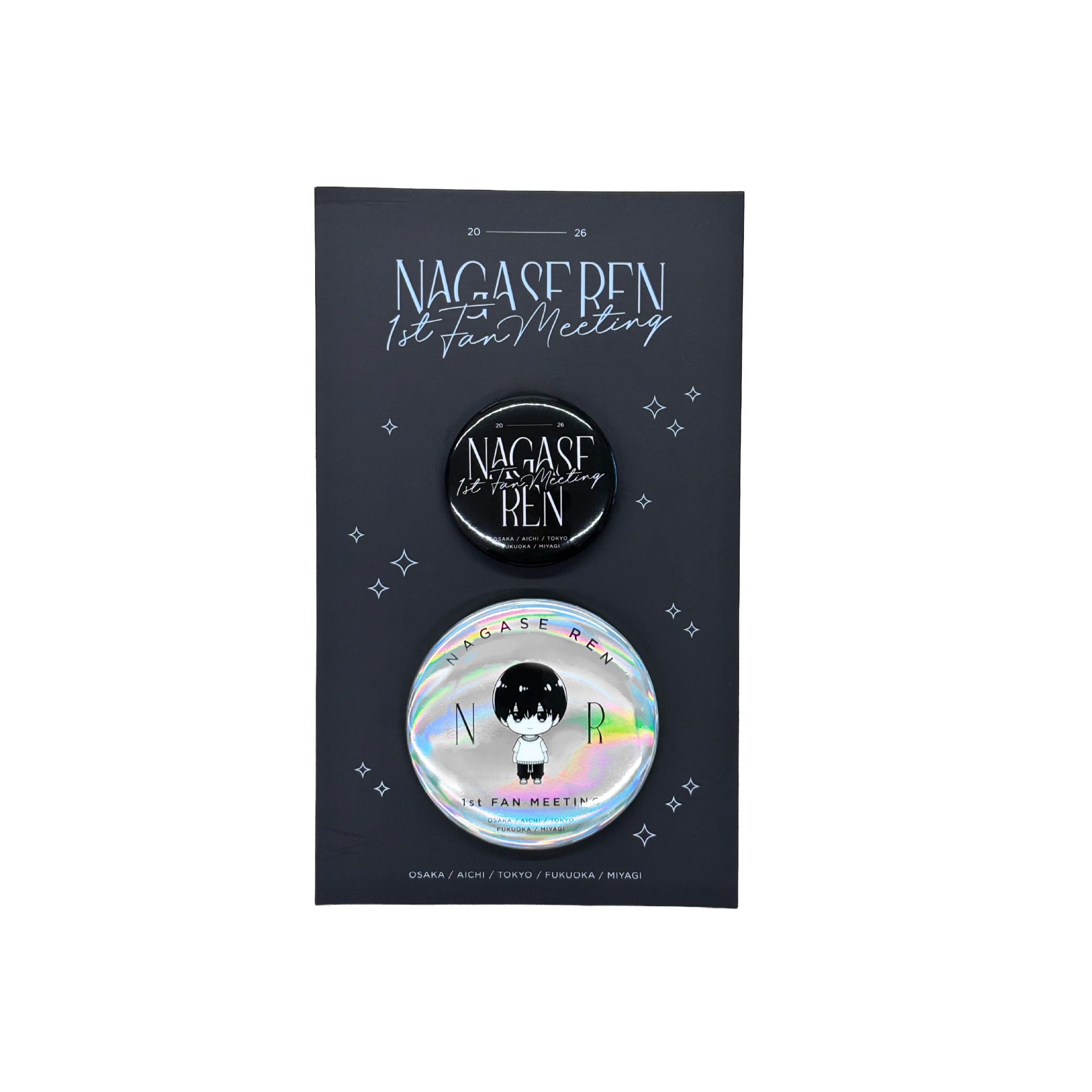 缶バッジセット | 永瀬廉 | NAGASE REN OFFICIAL FAN CLUB